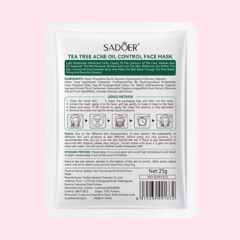 Sadoer Acne Oil Control Sheet Mask 2