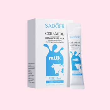 Sadoer Organic Pure Milk Night Gel Mask - Box of 20pcs